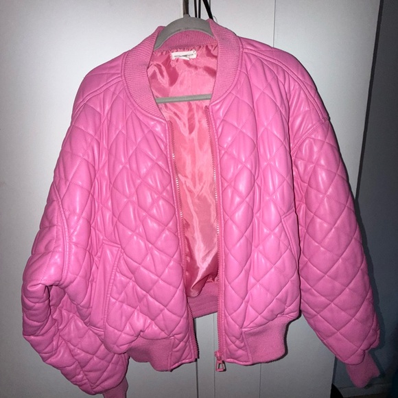 Pink Quilted Women's Jacket - Picture 1 of 10